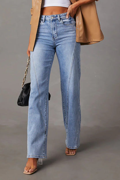 Urban-Chic-Jeans mit Fade-Effekt